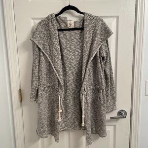 Billabong Women's Grey Cardigan Hoodie w/ Pockets